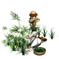 cleric gathering magic herbs